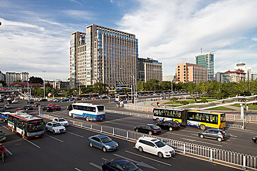 北京城市交通路口