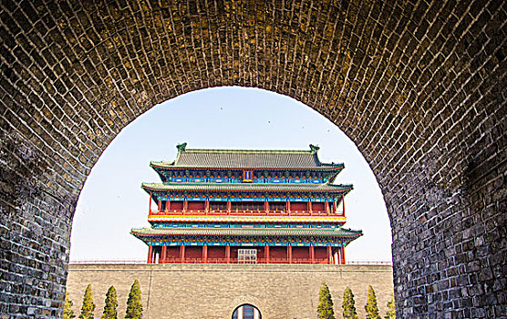 北京前门正阳门城楼