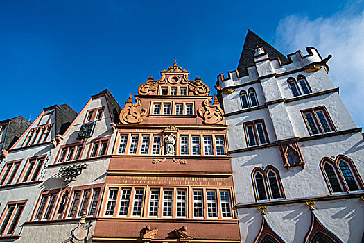 老,房子,市场,历史,中心,中世纪,世界遗产,莱茵兰普法尔茨州,德国,欧洲
