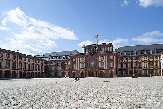 曼海姆,宫殿,大学,巴登符腾堡,德国