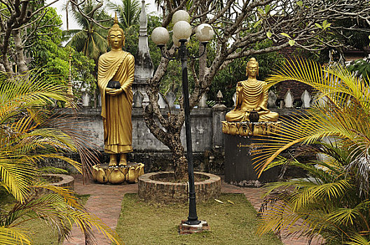 雕塑,禁止,琅勃拉邦,老挝