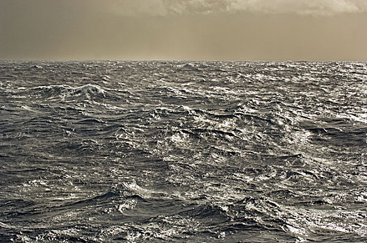 风暴,海洋,德雷克海峡,南极,尖,南美,水,大西洋,太平洋