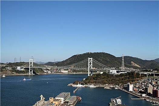 海峡,桥,日本