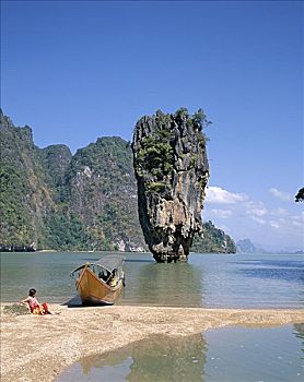 岛屿,湾,普吉岛,泰国