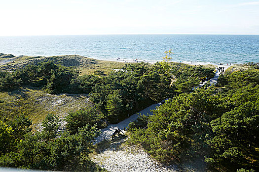 风景,波罗的海,达斯,灯塔