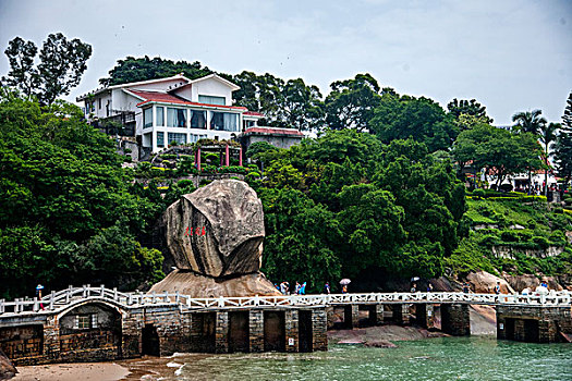 福建厦门市鼓浪屿枕流石长廊