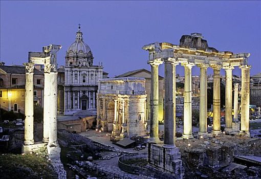 拱形,古罗马广场,罗马,意大利,欧洲