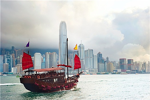 香港,帆船
