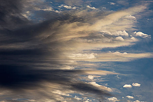 云,高积云,后面,安达卢西亚,西班牙,欧洲