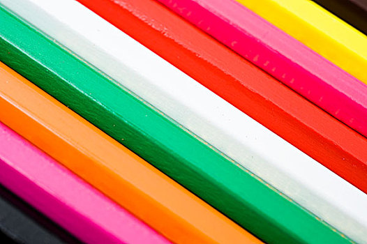 圆,彩色,木头,铅笔