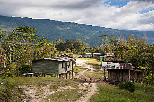 乡村,主要街道,巴布亚新几内亚