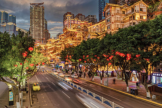 重庆洪崖洞夜景