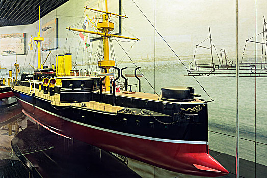 北洋水师舰艇模型