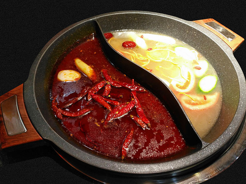 鸳鸯火锅,红汤火锅,火锅_高清图片_全景视觉