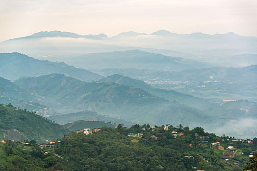 绿色,群山,靠近