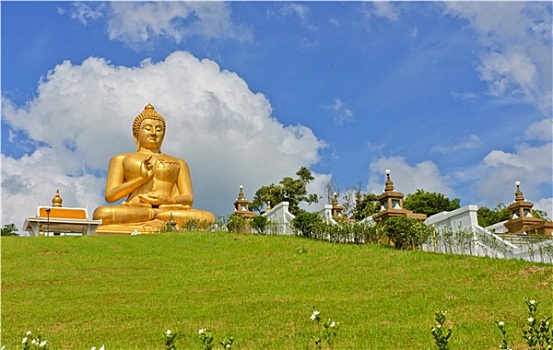 金色,佛像,泰国
