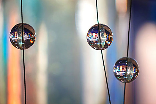 抽象,背景,玻璃,球体,设计,现代,吊灯