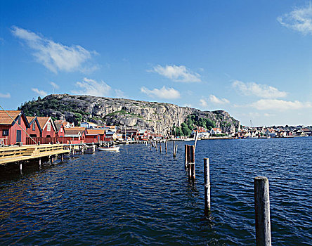 船库,海中,瑞典