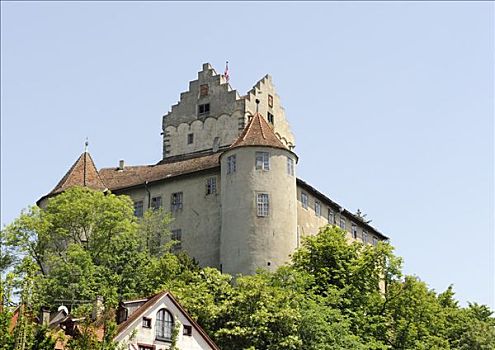 城堡,康士坦茨湖,巴登符腾堡,德国,欧洲