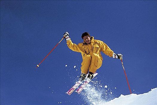 男人,滑雪,高山滑雪板,冬季运动,假日