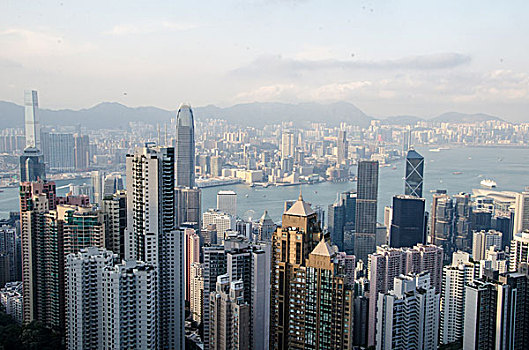 香港太平山远眺