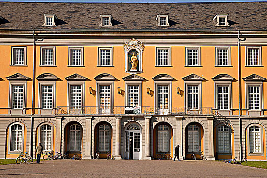 宫殿,今日,大学,北莱茵-威斯特伐利亚,德国,欧洲