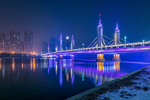 北京市通州区玉带河桥梁建筑