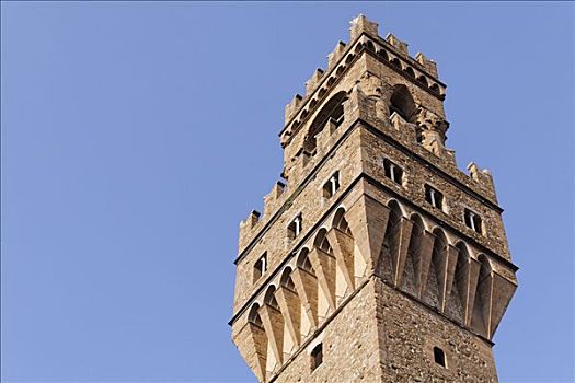 钟楼,韦奇奥宫,佛罗伦萨,托斯卡纳,意大利