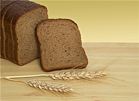 麦穗,面包片
