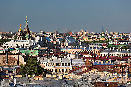 俄罗斯,圣彼得堡,中心,城市风光,大教堂