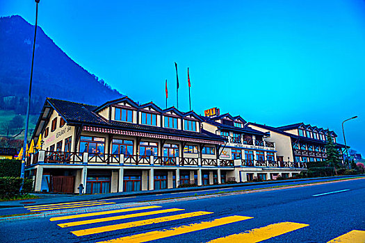 瑞士琉森酒店全景