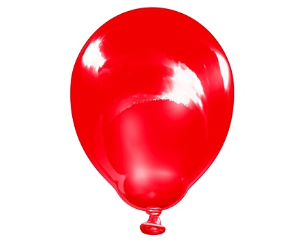 一个,影象,红色,气球