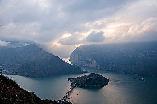 长江三峡瞿塘峡夔门