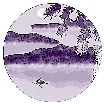 新中式山水画