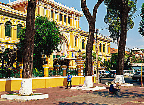邮局,胡志明,越南