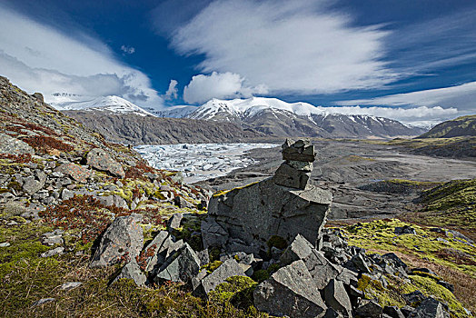 冰岛,冰河,泻湖,南方