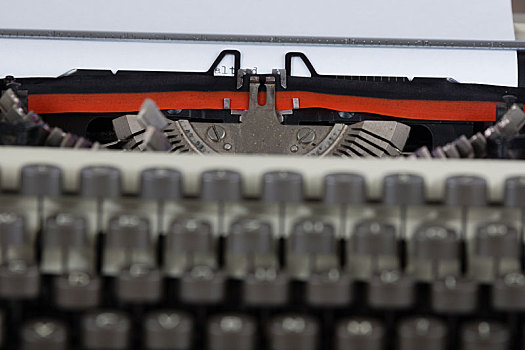 老,尘土,机械,打字机