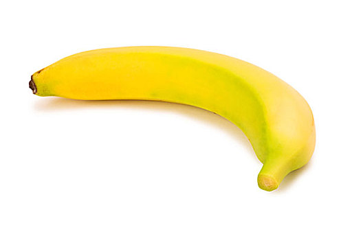 黄色,香蕉,隔绝,白色背景