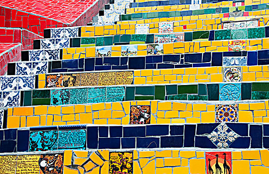 楼梯,里约热内卢,巴西