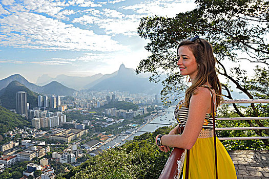 年轻,甜面包山,科尔科瓦多,里约热内卢,巴西,南美