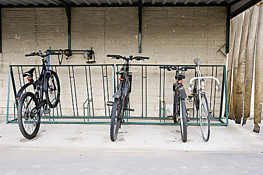 自行车停放,自行车架