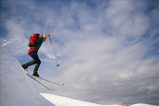 越野滑雪,跳跃,阿拉斯加