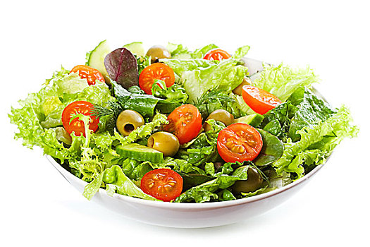 沙拉,蔬菜,绿色
