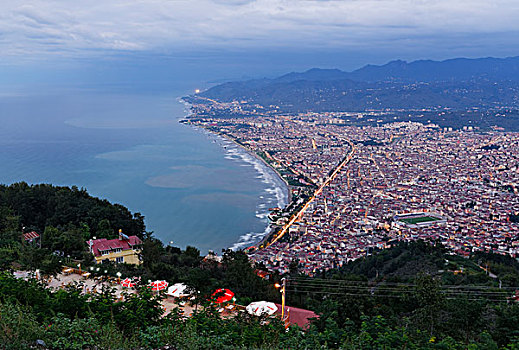 风景,攀升,黑海,区域,土耳其,亚洲