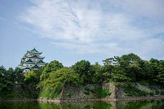 名古屋城的护城河