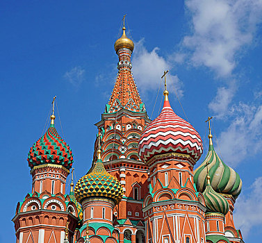 圣巴索,大教堂,红场,莫斯科,俄罗斯,欧洲
