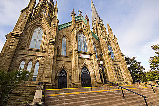 新哥特式建筑,圣徒,大教堂,爱德华王子岛,加拿大