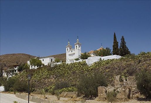教堂,乡村,安达卢西亚,西班牙