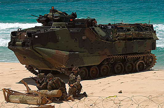 海军陆战队,守卫,两栖,攻击,交通工具,夏威夷