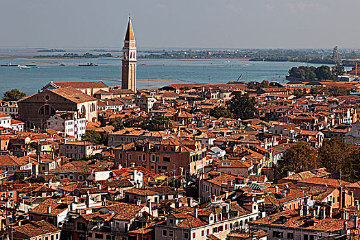 钟楼,广场,威尼斯,意大利